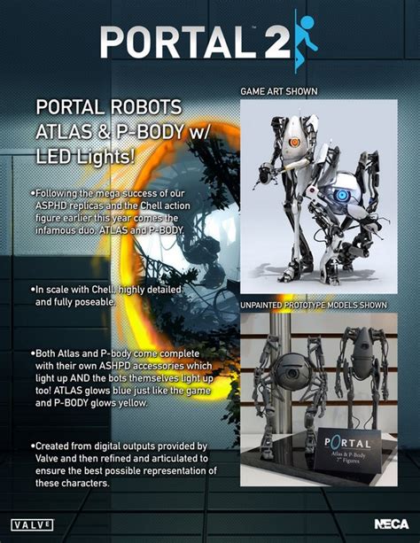 Portal 2 7″ Deluxe Action Figure P Body W Led Lights