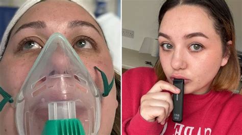 british mum almost died from vaping after being rushed to hospital unable to breathe