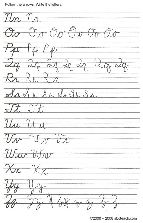 To get started, download and print this cursive alphabet practice sheet. Cursive handwriting. | My Life with NF2