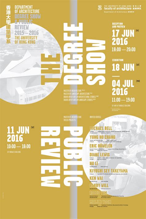 The Degree Show And Public Review 2015 2016