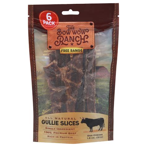 The Bow Wow Ranch Gullie Slices Dog Chews Shop Bones And Rawhides At H E B