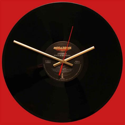 Anthrax State Of Euphoria Vinyl Clocks