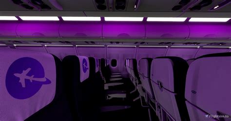 Purple Sky Cabin Light Fenix A320 Ceo Microsoft Flight Simulator