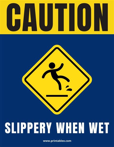 46 Slippery When Wet Signs Download Free Printable Pdfs