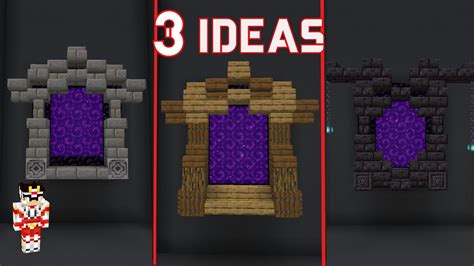 3 Ideas Para Decorar El Portal Nether Top Decoraciones Minecraft Jey Tex Youtube