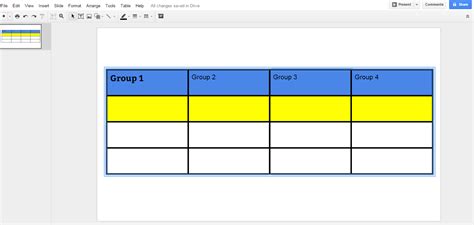 Practical Ed Tech Tip of the Week – Formatting Tables in Google Docs