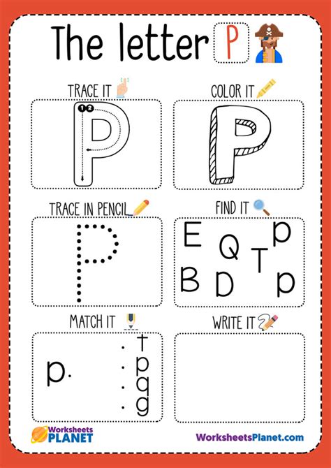 Letter p worksheet