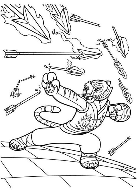 Download Kung Fu Panda Tigress Coloring Pages - Coloring Home