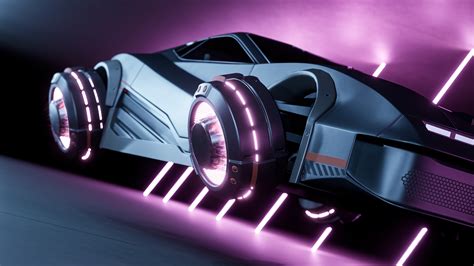 在蓝图创建的scifi Cyber Hover Car 虚幻引擎商城