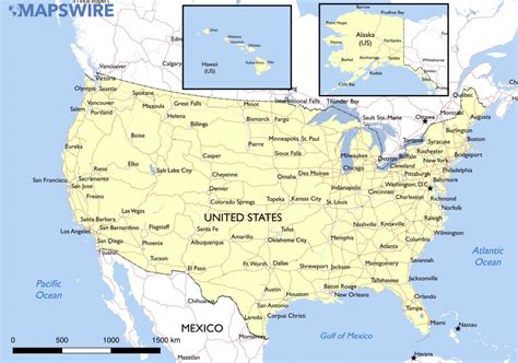 Printable Usa Map With States And Cities Printable Maps Images