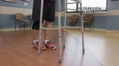 Using A Walker Gait With Walker Weight Bearing As Tolerated Youtube