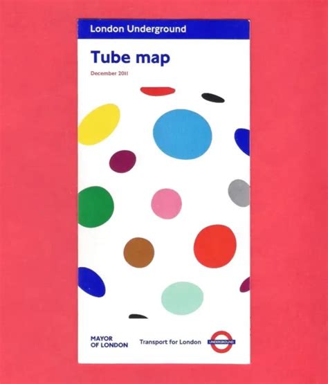 London Underground Tube Map December 2011 Polka Dots Festival By
