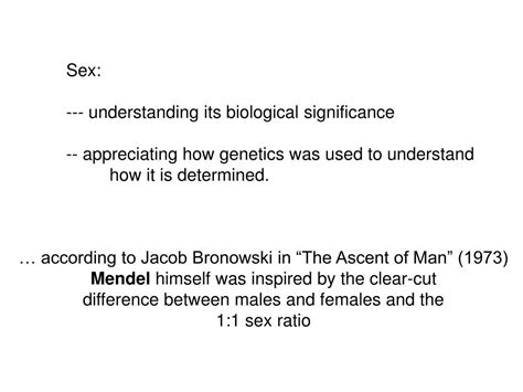 Ppt Sex Understanding Its Biological Significance Powerpoint Presentation Id3223017