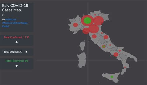 Covid italia oggi, i dati delle regioni. Coronavirus Italia: mappa interattiva Italiana in real ...