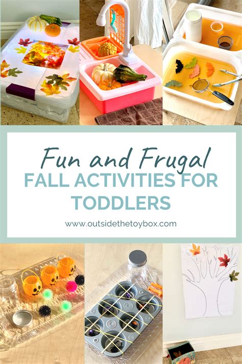 Fun And Frugal Fall Activities For Toddlers Autumn Activities Fall