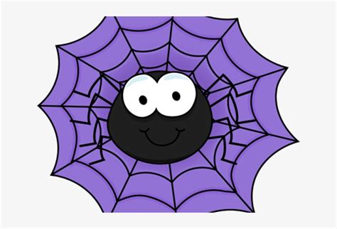 Cute Spider Clipart Spider On Web Clip Art Black And White