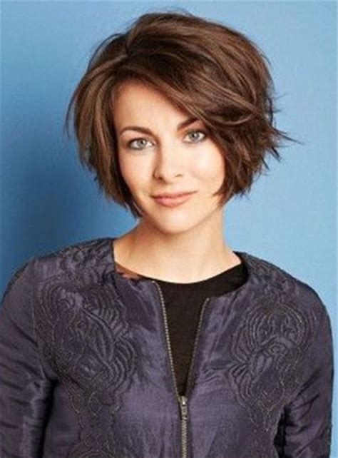 Short Side Parting Nature Straight Lace Front Human Hair Women Wig In