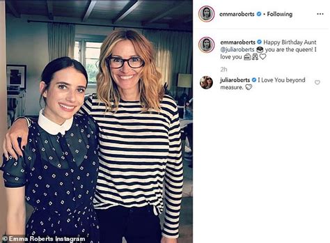 julia roberts tells niece emma i love you beyond measure after getting