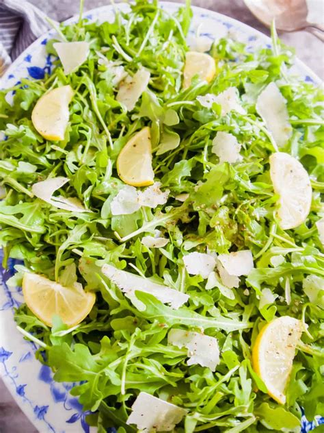 Lemon Arugula Salad Perchance To Cook