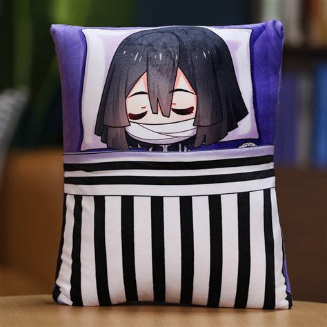Anime Demon Slayer Iguro Obanai Soft Stuffed Plush Pillow Plushstore