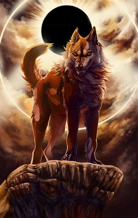 Welcom By Wolfroad On Deviantart In 2019 Fantasy Wolf Anime Wolf