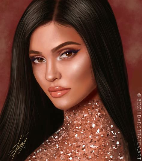 Artstation Kylie Jenner Portrait