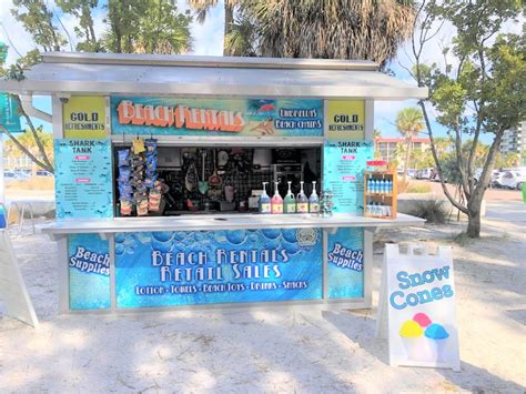 Snacks Drinks Now Available In To Go Form At Siesta Beach Concession