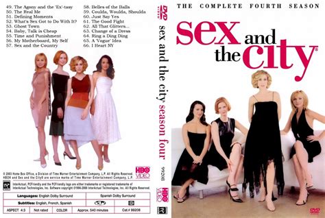sex and the city season 4 with episode titles movie dvd scanned covers 3123sex and the city