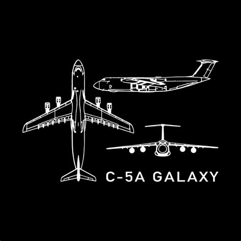 C 5 A Galaxy Military Transport Plane C5 Galaxy Pin Teepublic