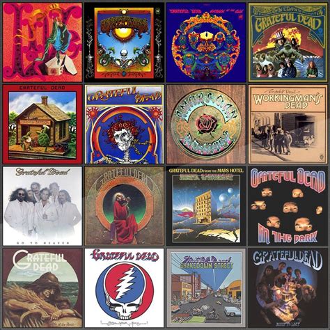 Grateful Dead Album Covers In Order