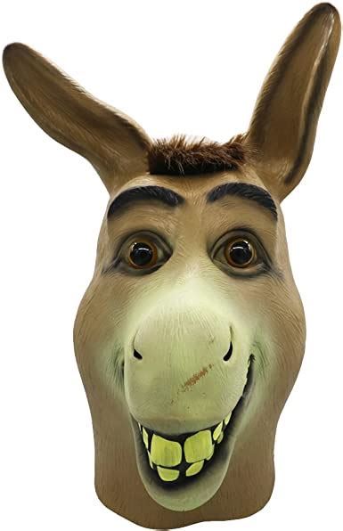 Donkey Maskhalloween Shrek Donkey Head Mask Novelty