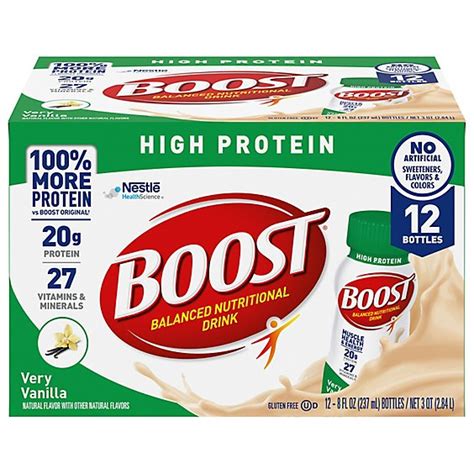 Boost High Protein Nutritional Drink Very Vanilla