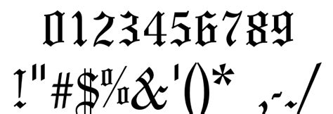 Olde English Regular Font