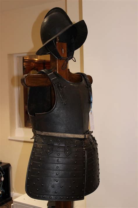 Original Antique Suit Of Armour Showing At The Guardroom At Hemswell