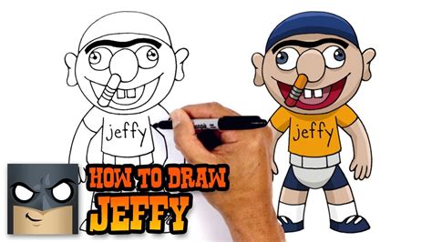 How To Draw Jeffy Supermariologan Cartoon Drawing For Kids