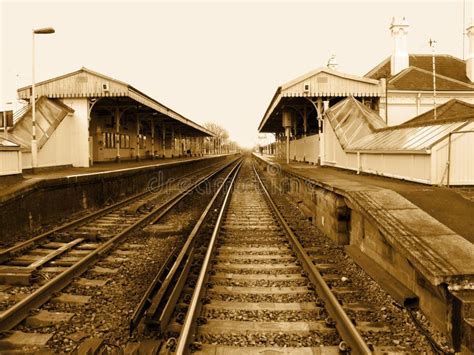 Old Railway Station Stock Photo Image Of Photograph Nostalgia 4976428