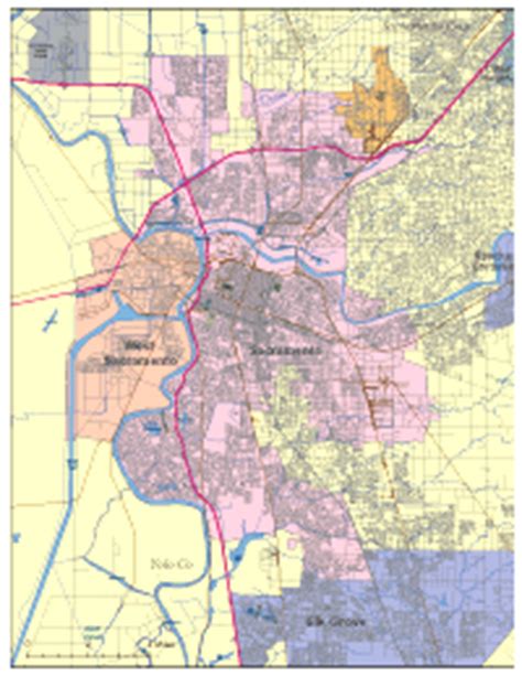 Mar will be filed in north county division. Sacramento Digital Vector Maps - Download Editable ...