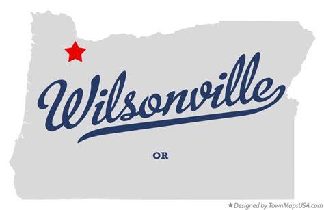Map Of Wilsonville Or Oregon