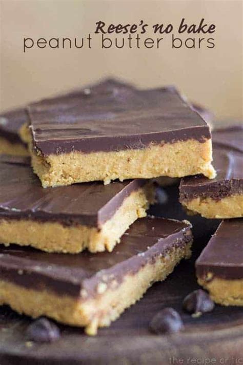 Reese's No Bake Peanut Butter Bars | The Recipe Critic