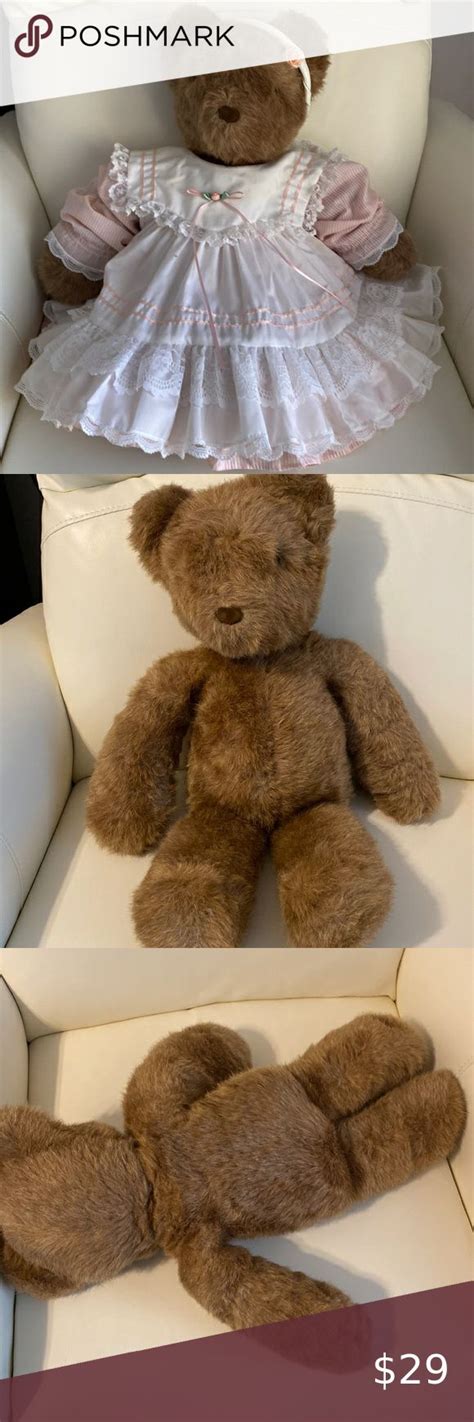 Floppy Brown Bear Excellent Condition No Labels Approximately 25