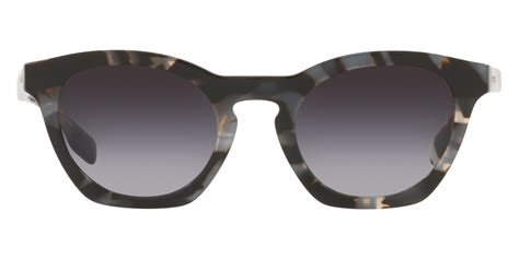 Burberry™ Yvette Be4367 39838g 49 Top Check Gray Havana Sunglasses