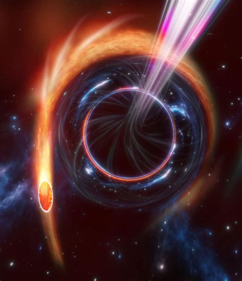 Astronomers Capture A Rare Black Hole Phenomena Billions Of Light Years