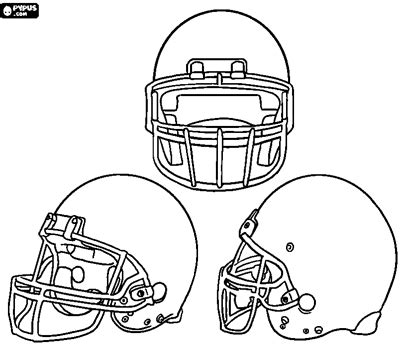 Free football helmet coloring pages for kids to download or to print. Image detail for -Kid Friendly Super Bowl Party Ideas ...