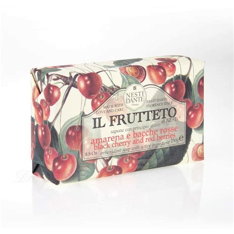 Nesti Dante Il Frutteto Black Cherry And Red Berries Soap 250g