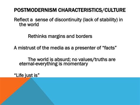Postmodernism Definition
