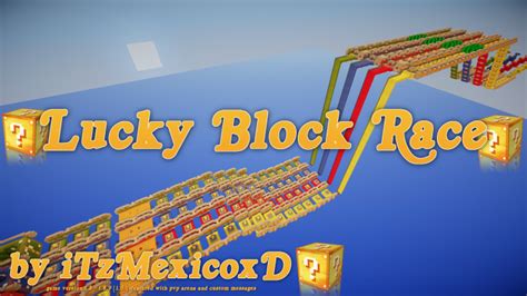 Minecraft Lucky Block Race Map Maping Resources