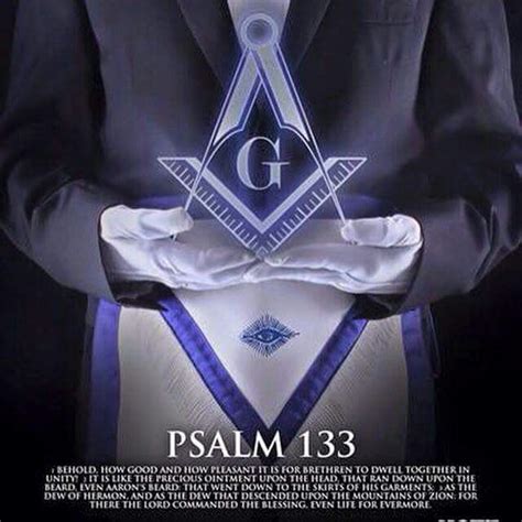 Psalm 133 Masonic Symbols Masonic Freemasonry