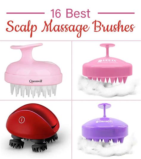 Hair Scalp Brush Dandruff Cleaning Brush Shower Scalp Shampoo Brush Scalp Massager Pack Of 2