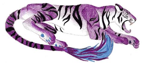 Purple Tiger By Rogueofasgard On Deviantart