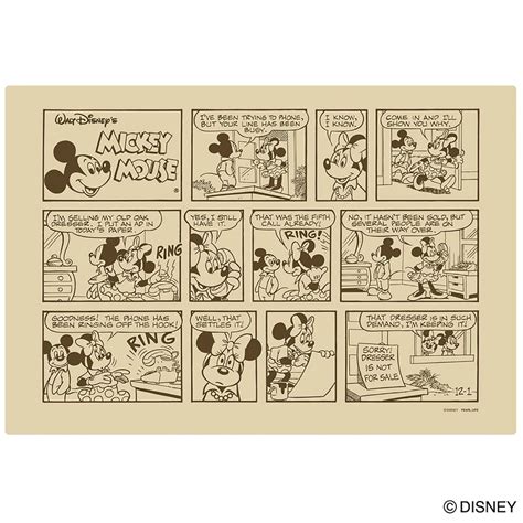 ディズニー ランチョンマットミッキーマウスコミック アウトドア・キャンプ用品 キャプテンスタッグ